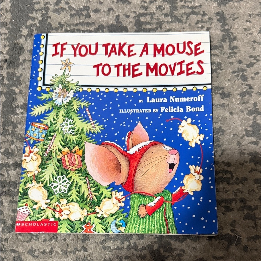 Scholastic If You Take a Mouse to the Movies — Blue, Red, Green Cover